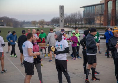 people after the 2018 American Coatings Show Fun Run.