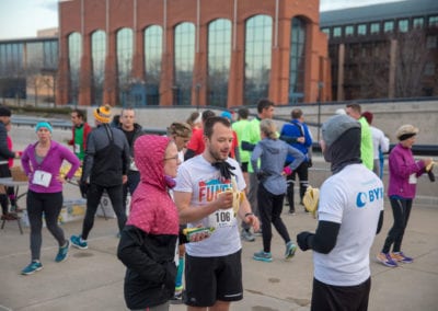 people after the 2018 American Coatings Show Fun Run.